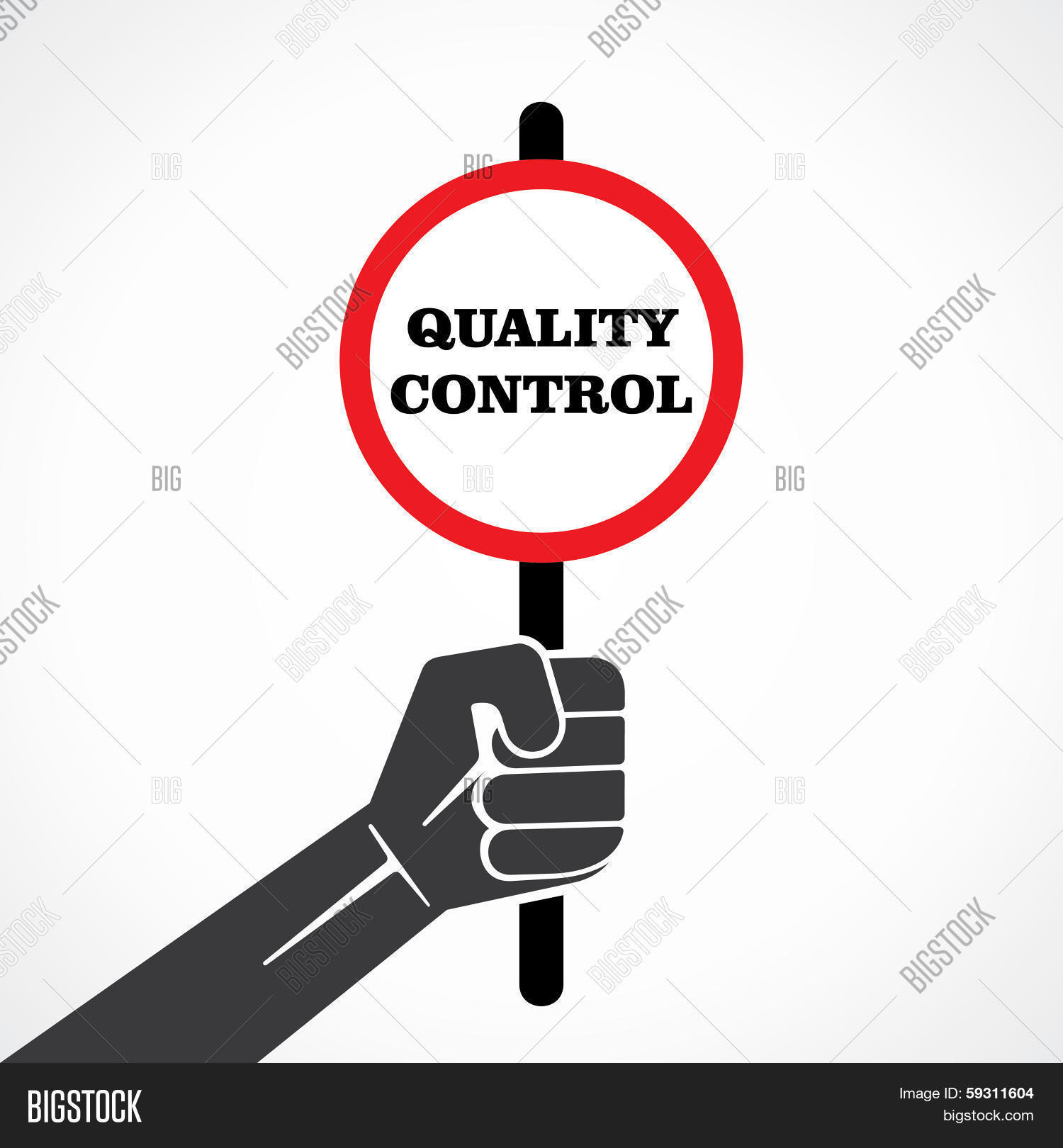 Quality Control Word Vector & Photo (Free Trial) Bigstock