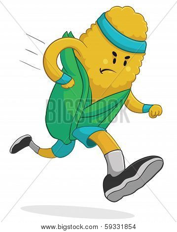 Healthy Corn Running