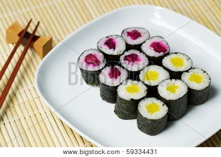Cucumber Sushi Ready To Eat