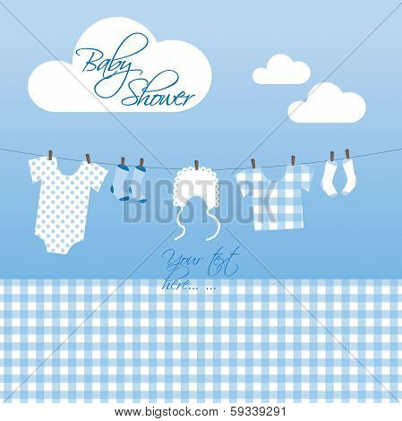 Baby Shower Invitation For a Baby Boy