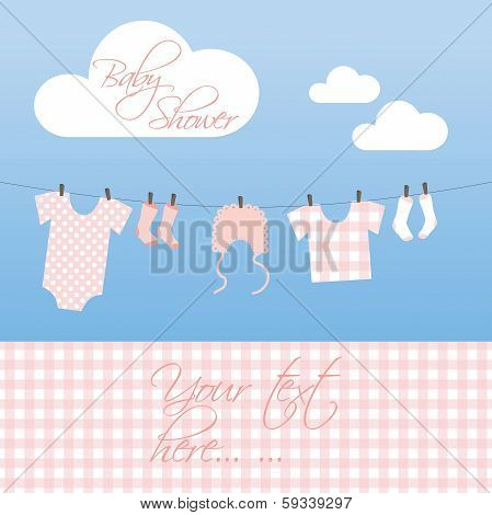 Baby Shower Invitation For a Baby Girl