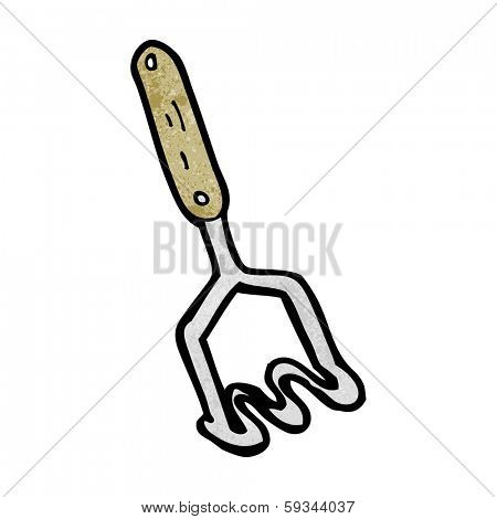 cartoon potato masher