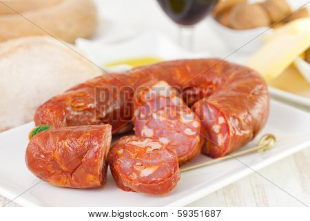 Chourico On Plate
