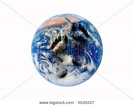 Footprint on the world