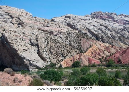Yampa River And Geologic Formations