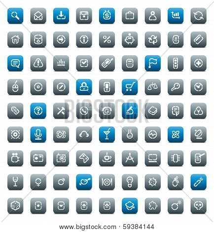 Stencil Matt Buttons