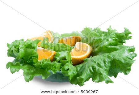 Orange a hlávkový salát