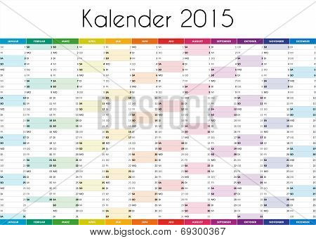 Kalender 2015 - GERMAN VERSION