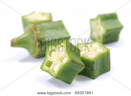 Chopped Abelmoschus