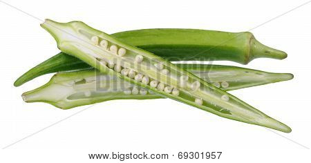 Chopped Abelmoschus