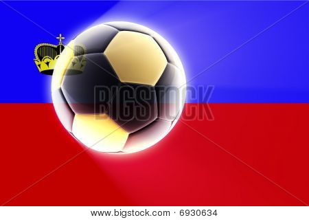 Bandiera del calcio Lichenstein