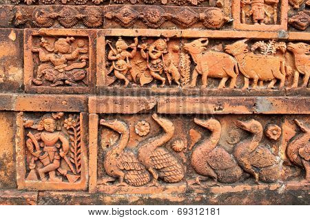 Figurines Made Of Terracotta, Bishnupur , India