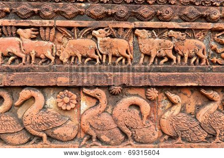 Figurines Made Of Terracotta, Bishnupur , India