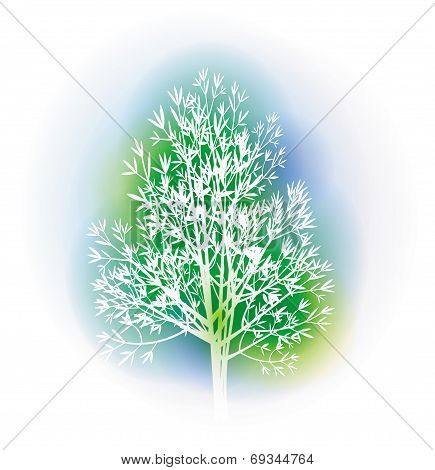 Illustration With Dill Bunch