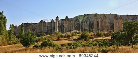 Cappadocia, Stone Columns In Gorcelid Valley
