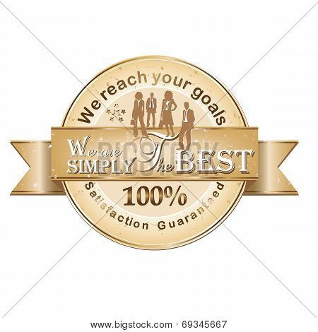 Business Vector rubber stamp - Satisfaction Guaranteed