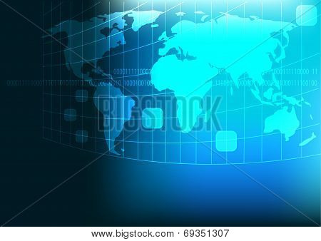 world map background