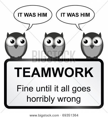 Teamwork sign