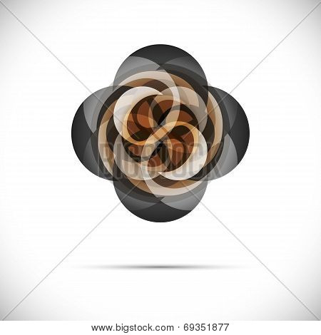 Sphere Abstract vector design template. Business