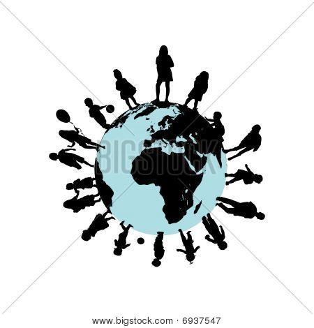 子供たちと世界