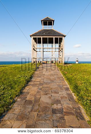 Architectural Structure In The Coast Of Ribadeo, Galicia, Spain.