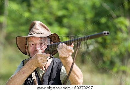 Hunter With Shotgun
