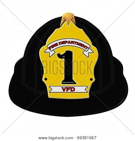 Vintage Fire Fighters Helmet