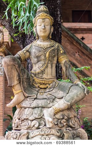 Sculpture Sandstone Of Angel