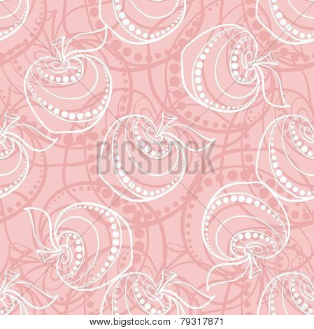 Pink Apple Pattern