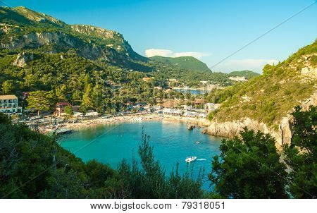 Paleokastritsa Bay, Corfu Island, Greece