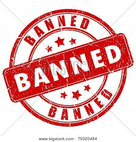 Banned vector stamp