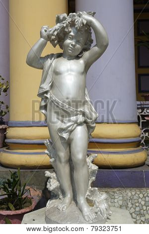KOLKATA,INDIA - FEBRUARY 12: Jain Temple (also called Parshwanath Temple) is a Jain temple at Badridas Temple Street is a major tourist attraction in Kolkata, West Bengal, India on February 12,2014.