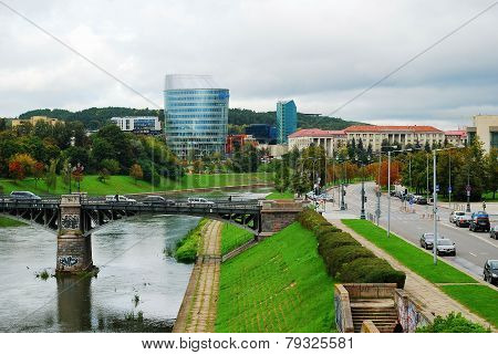 Barclays Bank Office Building And Vilnius Educology University