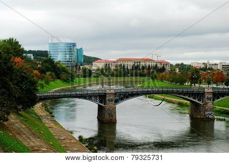 Barclays Bank Office Building And Vilnius Educology University