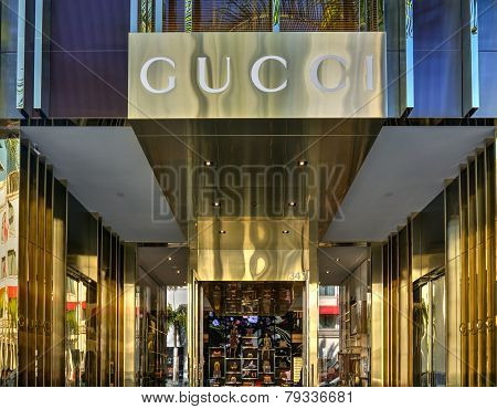 Gucci Retail Store Exterior