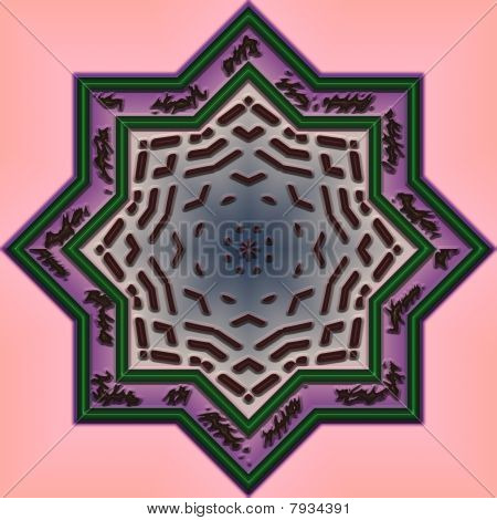 Mandala östlichen abstract design