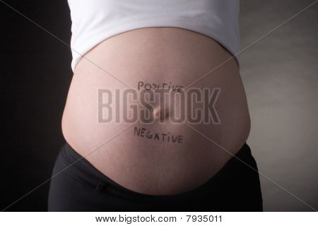 Pozitivní negativní Belly