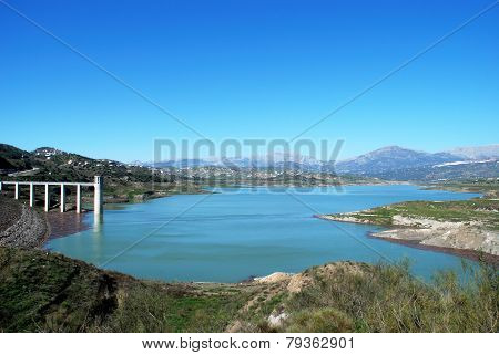 Lake Vinuela, Andalusia.