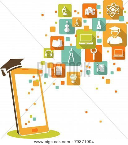 Online education concept