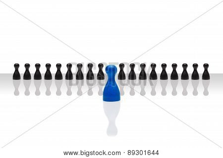 Business Concept Leader Forward Red Black Gradient