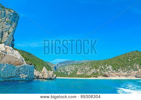 Rocky Shore In Orosei Gulf
