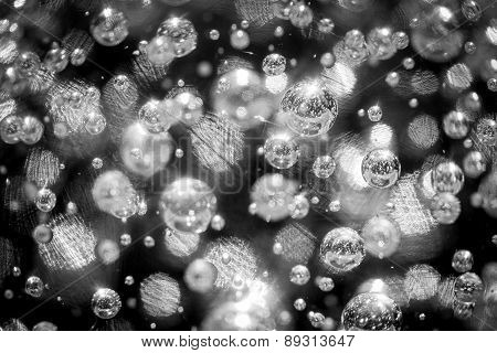 Abstract Macro Of Many Bubbles