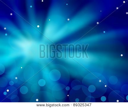 Radial Abstract Blue Background