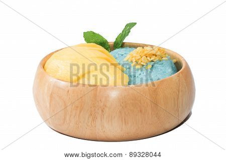 Thai Mango Sticky Sweet Rice Dessert