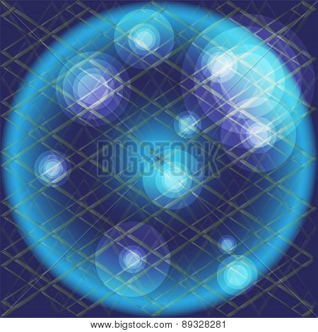 Blue texture background with circle dots light