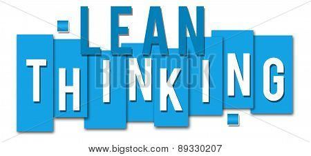 Lean Thinking Blue Stripes