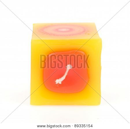 Candles Isolated On White Background
