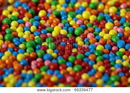Colored Small Sweets Background