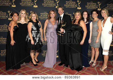 LOS ANGELES - APR 24: Marilyn Milian, David Scott at The 42nd Daytime Creative Arts Emmy Awards Gala at the Universal Hilton Hotel on April 24, 2015 in Los Angeles, California