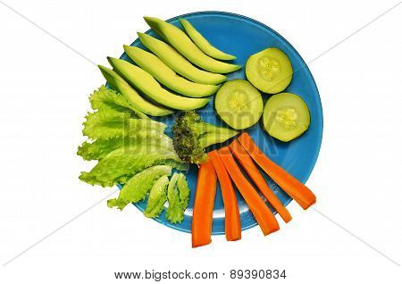 Plate With Vegetables